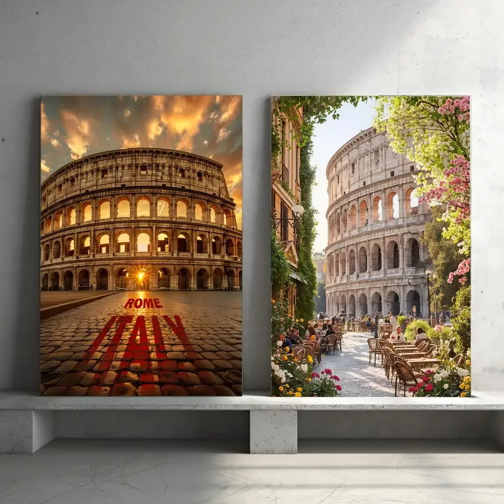 Colosseum Poster Wall Art Print, Interior Wall Decor, Home & Office Decoration,