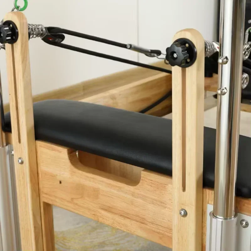 Deren Pilates EquipmentHome Fitness Machine Training อุปกรณ์ออกกําลังกาย Oak Frame Pilates Cadillac Bed