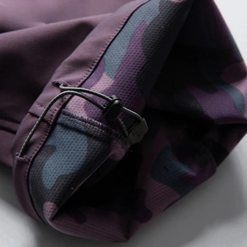 جيب كبير تقسم البضائع السراويل الرجال سفاري نمط مرونة الخصر مقاوم للماء سريعة الجافة واسعة الساق فضفاض بنطال رياضي رجل بنطلون #5