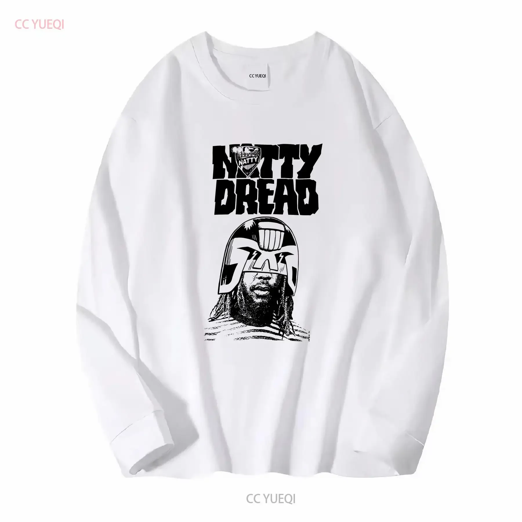 Vintage Y2K Bob Marley Natty Dread Judge Dredd Parody ALAKAZAM Japan T Shirt M vintage Washed Stylish Slightly Breathable