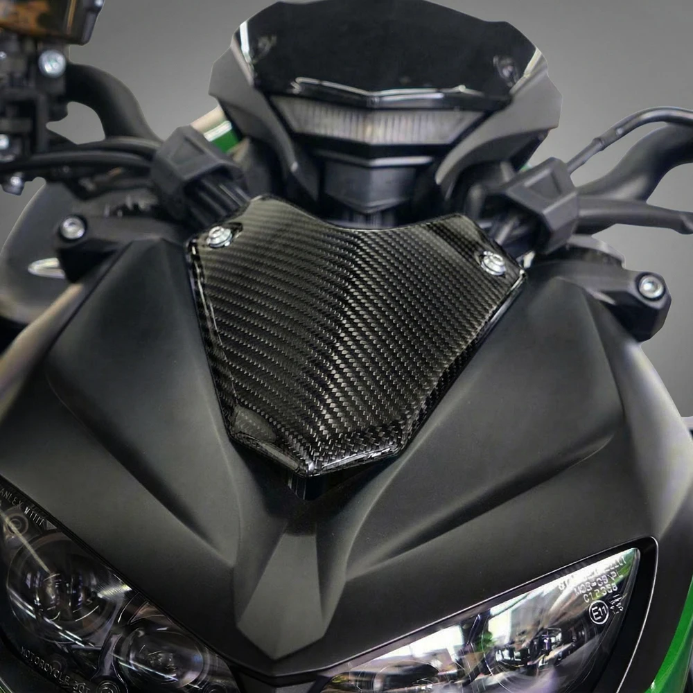 Carbon fiber front fender cover for 2014-2022 Kawasaki Z1000 motorcycles 2