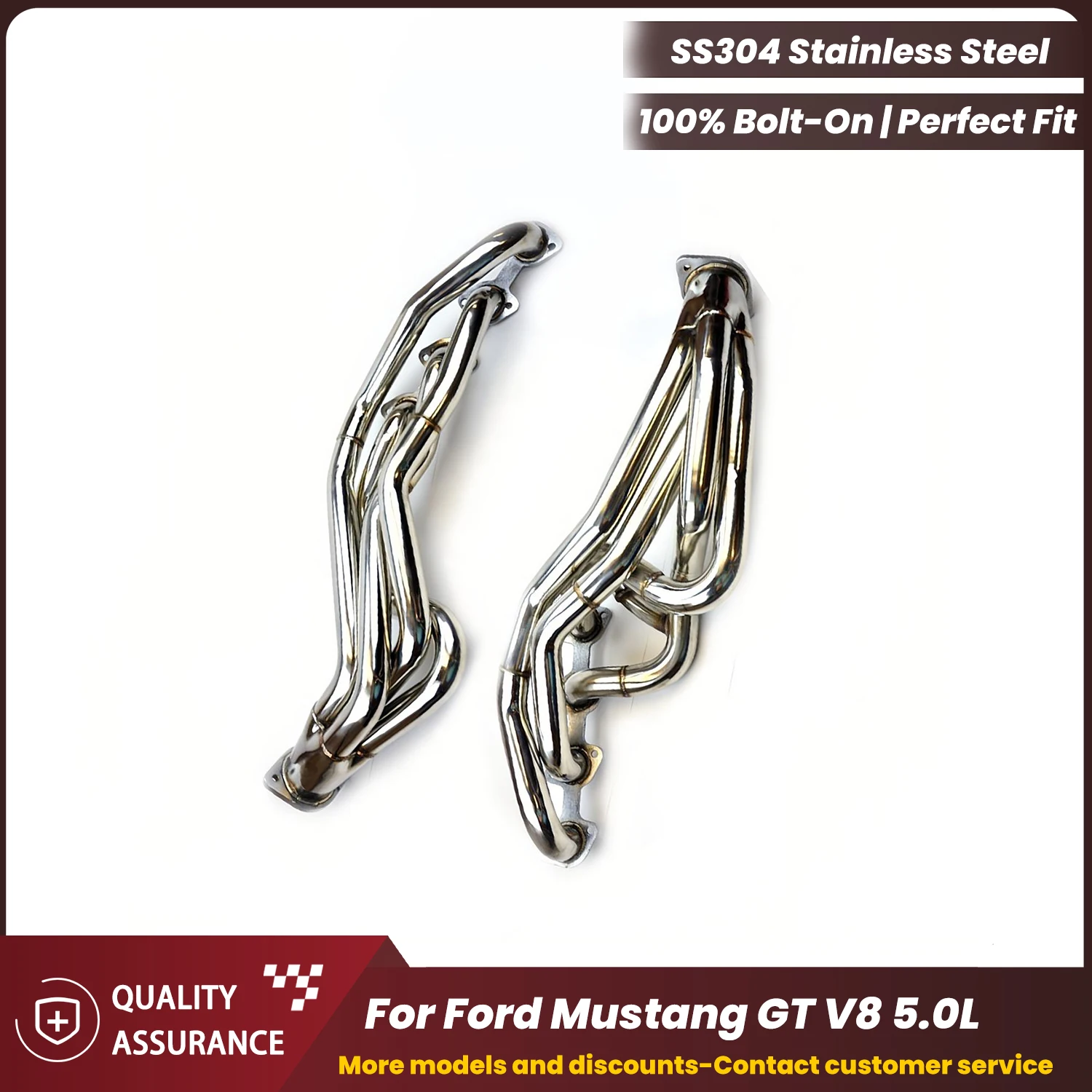 

ECCF SUS304 Sports Headers For Lexus GS460 4.6L Nice Collectr Aggressive Exhaust Sound High Flow Performance Upgrade