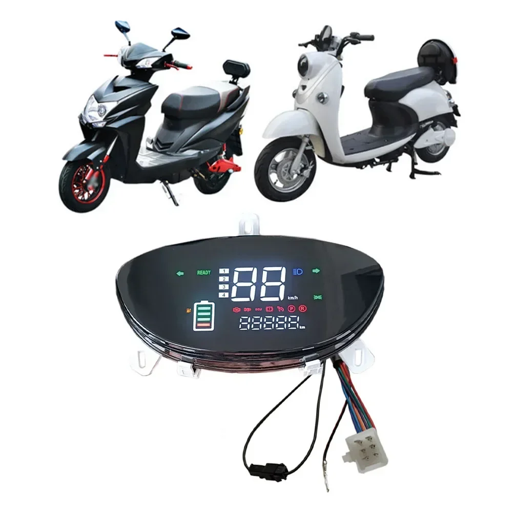 Ebike LCD Display Motor Speedmeter Screen 48-72V E-Bike Control Panel Electric Bike Scooter Accessories Parts