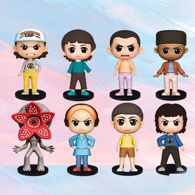 8 Styles Stranger Figure Eleven Dustin Barb Steve Demogorgon Action Figures Toys THINGS Action Figures Dolls Toys Gift for Kids