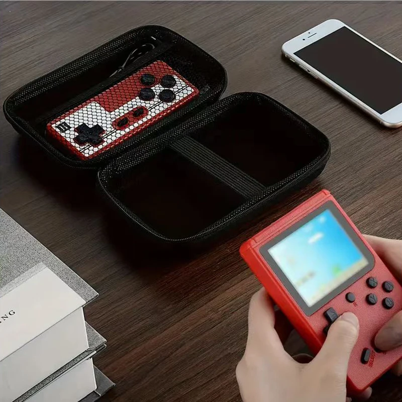 Custodia da trasporto per console di gioco portatile, mini scatola protettiva per lettore retrò da viaggio per cavo di ricarica, auricolari, batterie