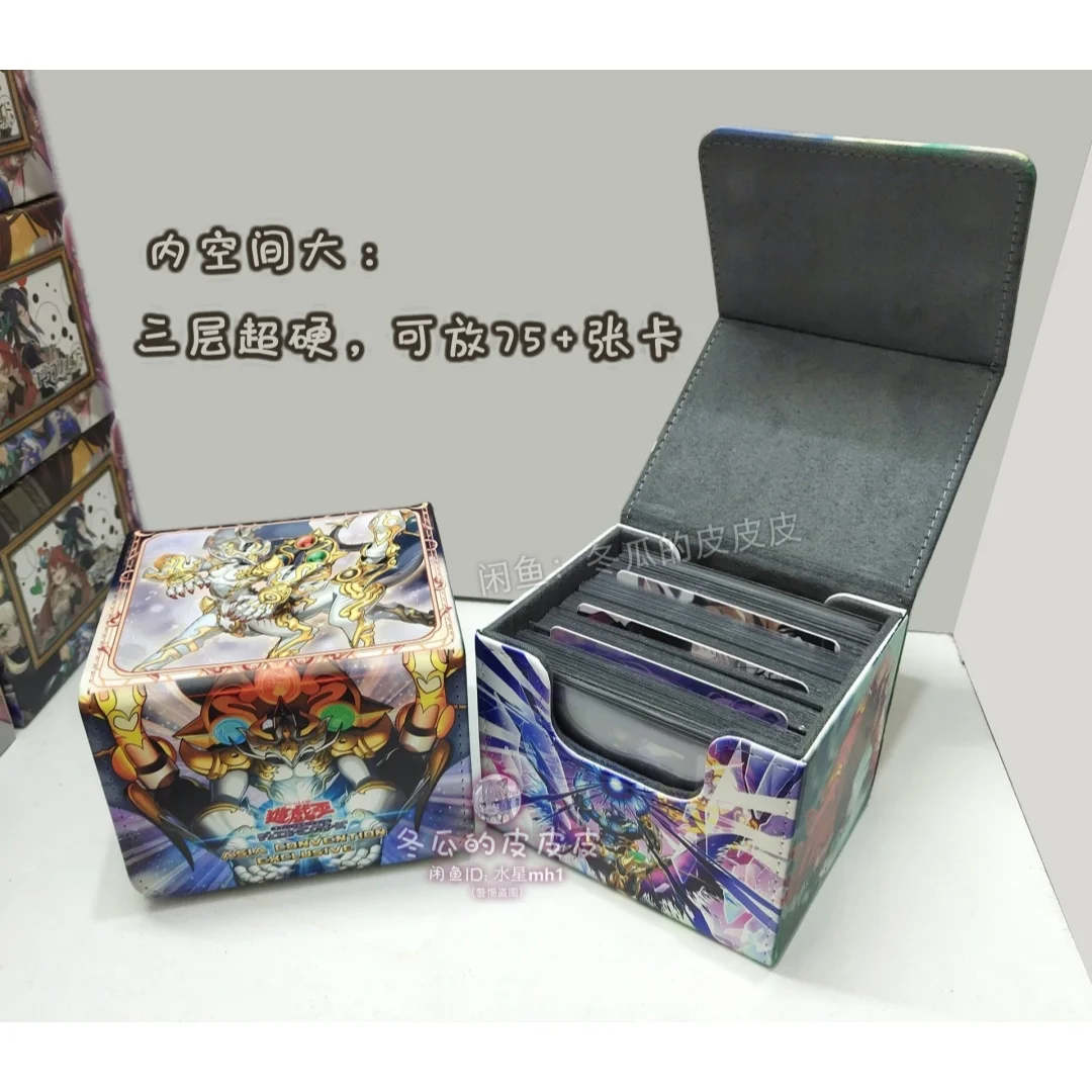 Подходит для Yu-Gi-Oh! Коробка для хранения карт Ryu-Gu Rising - Kairo Ryu-Gu Emva Sosei Ryu-Gu Mistva OCG, коллекционная коробка для хранения карт, игрушки.