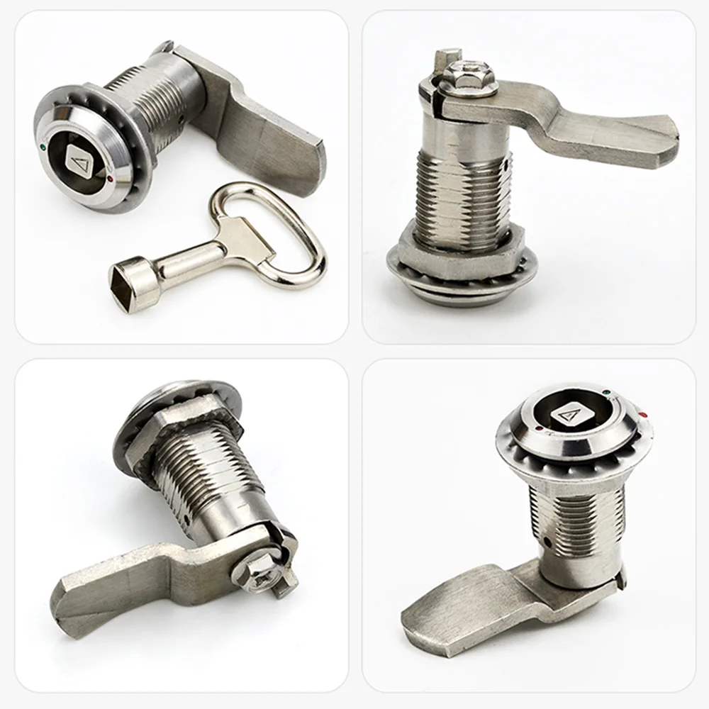 MS816 Quarter Turn Telescopic Tongue Lock Compression Type Distribution Box Lock Electrical Cabinet Door  Garbage Bin Door