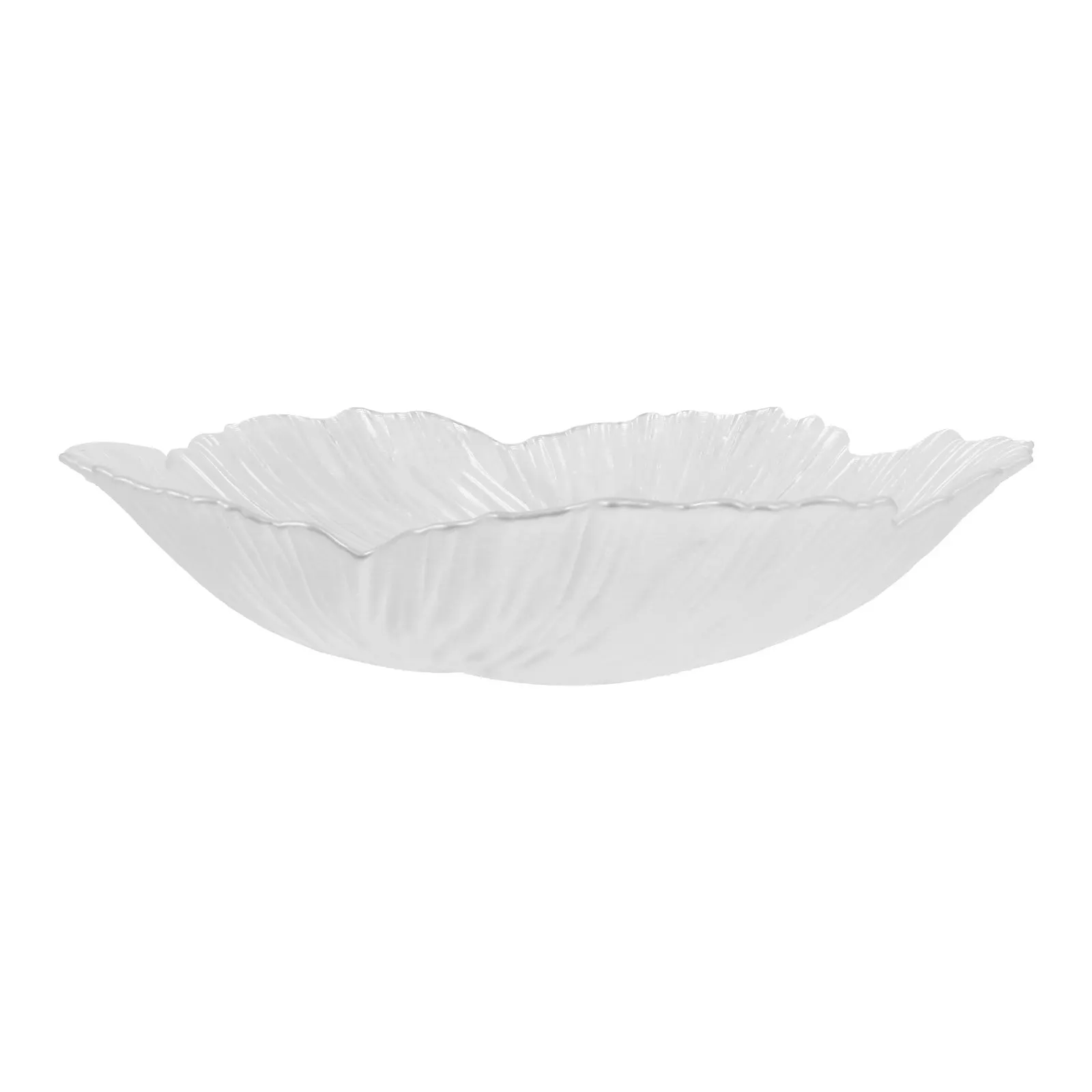 Elegant Glass Serving Tray Multi Functional Snack Fruit Candy Dish for Tabletop Display Wedding Home Kitchen Desktop Food