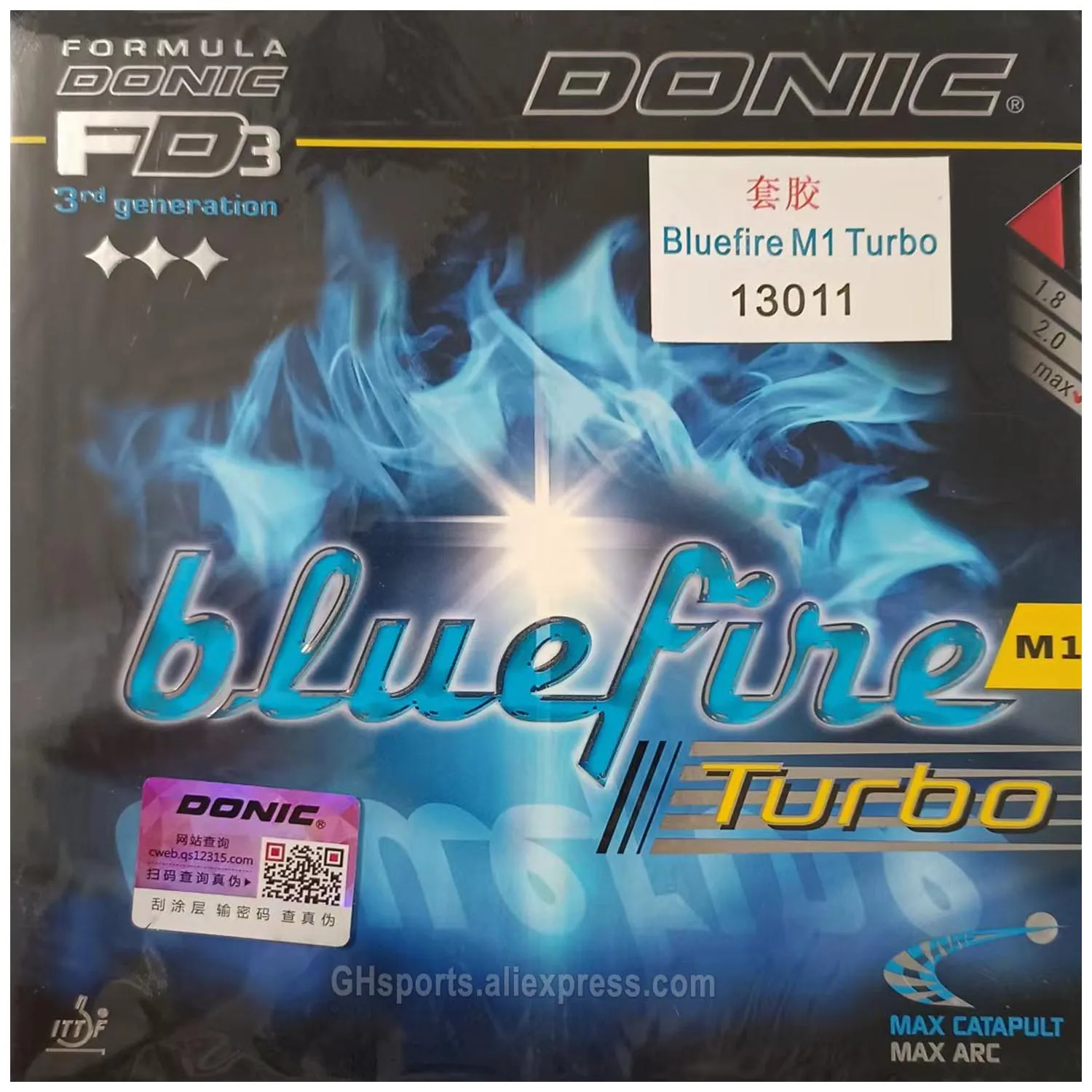 

Original Donic Bluefire M1 Turbo 13011 table tennis rubber table tennis racket racquet sports