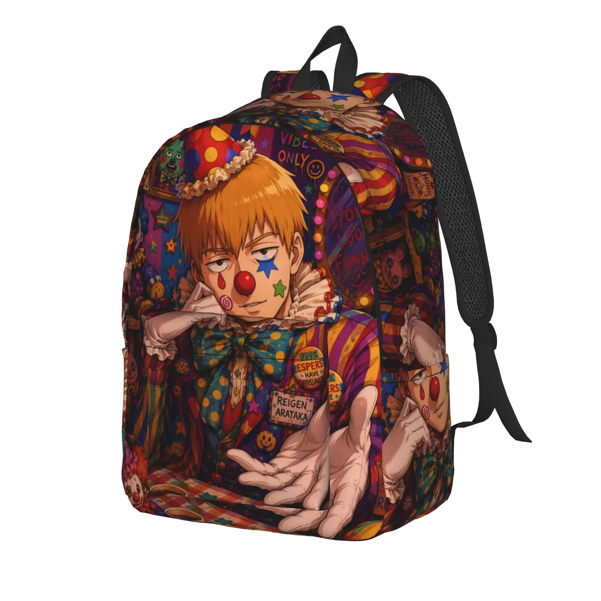 Killer Klowns From Outer Space Wax Backpack Unisex Backpacks Polyester Leisure High School Bags Workout Designer Rucksack