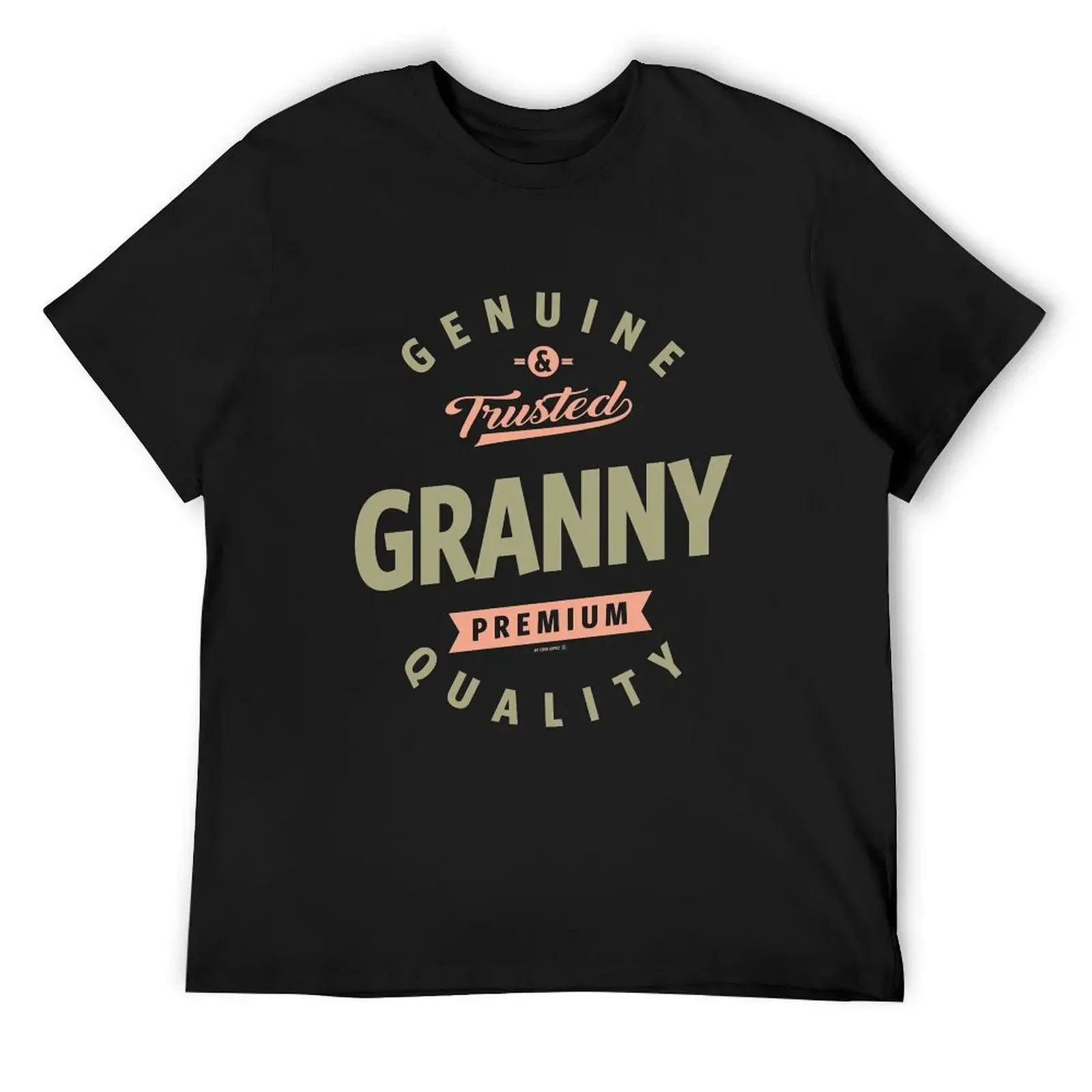 Genuine Granny T-Shirt blanks plus size tops street wear custom t shirt plus size men clothing