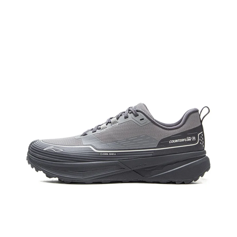 Li Ning Outdoor CF Tracing, Inter Industry TPU Low top Hiking Shoes Unisex Gray Black AHCV037-12