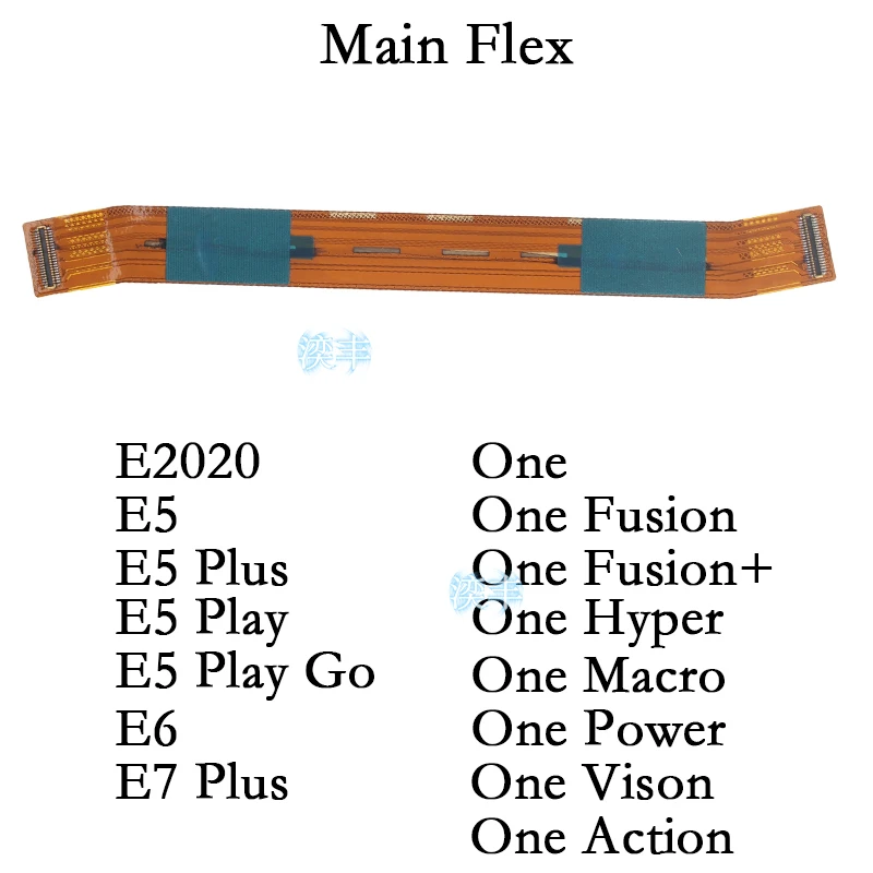 

Motherboard Connector Cable for Motorola Moto One Fusion+ Hyper Macro Power Vison E2020 E5 E6 E7 Play Plus Go Main Board Flex