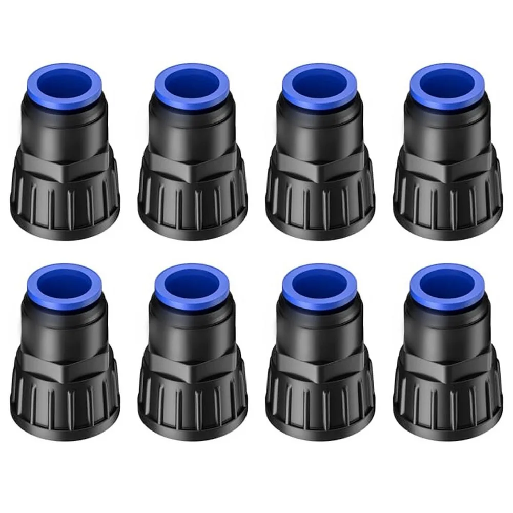 8pcs Drip Irrigation Tubing Faucet Adapter 3/4'' To 1/2'' Irrigation Hose Adapter 3/4 Inch Faucet Connector Garden Hose Adapter