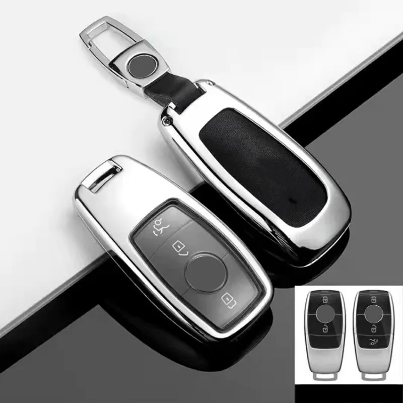 

Zinc Alloy Remote Key Case Cover For Mercedes Benz AMG 2017 E Class 2018 S Class W177 W213 E200 E260 E300 E320 Protective Shell