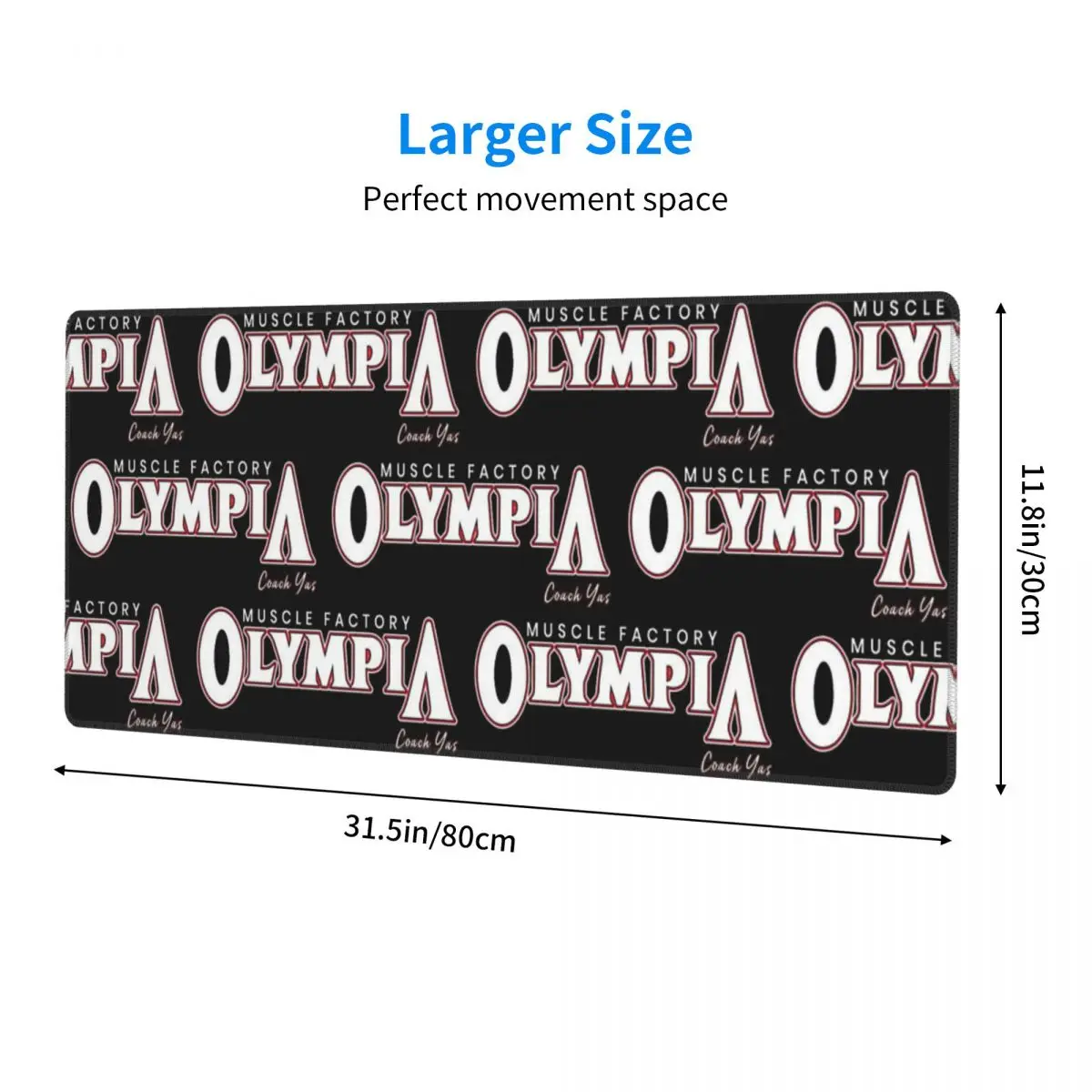 Future Mr OLYMPIA Motivations Large Mouse Pad Computer Keyboard Mouse Mat Gaming PC Laptop Desk Mat Table Mats