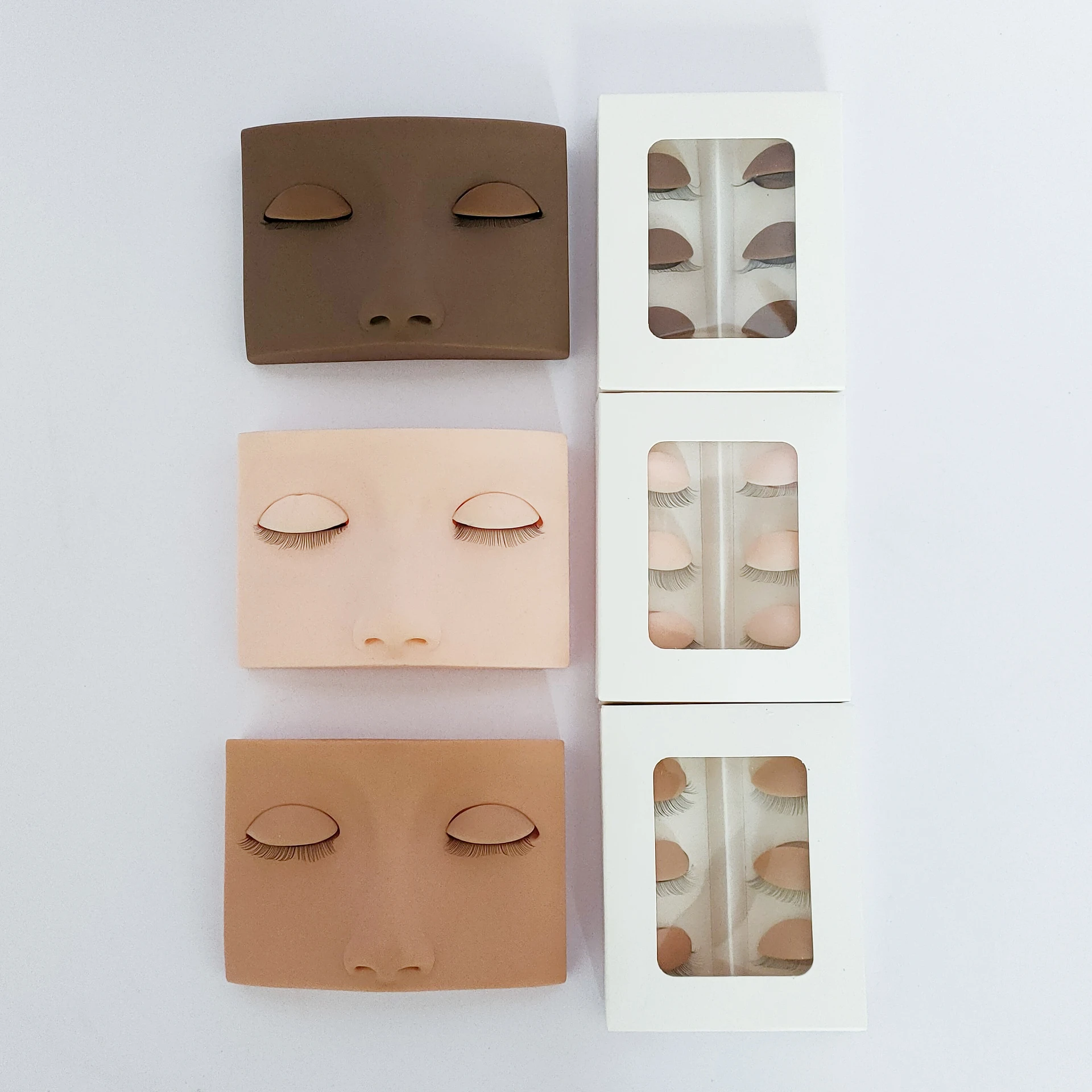 탈부착 가능한 눈꺼풀이 있는 실리콘 화장품 모델 마네킹 - Eyelash Extension Aftercare 리뷰 및 가격