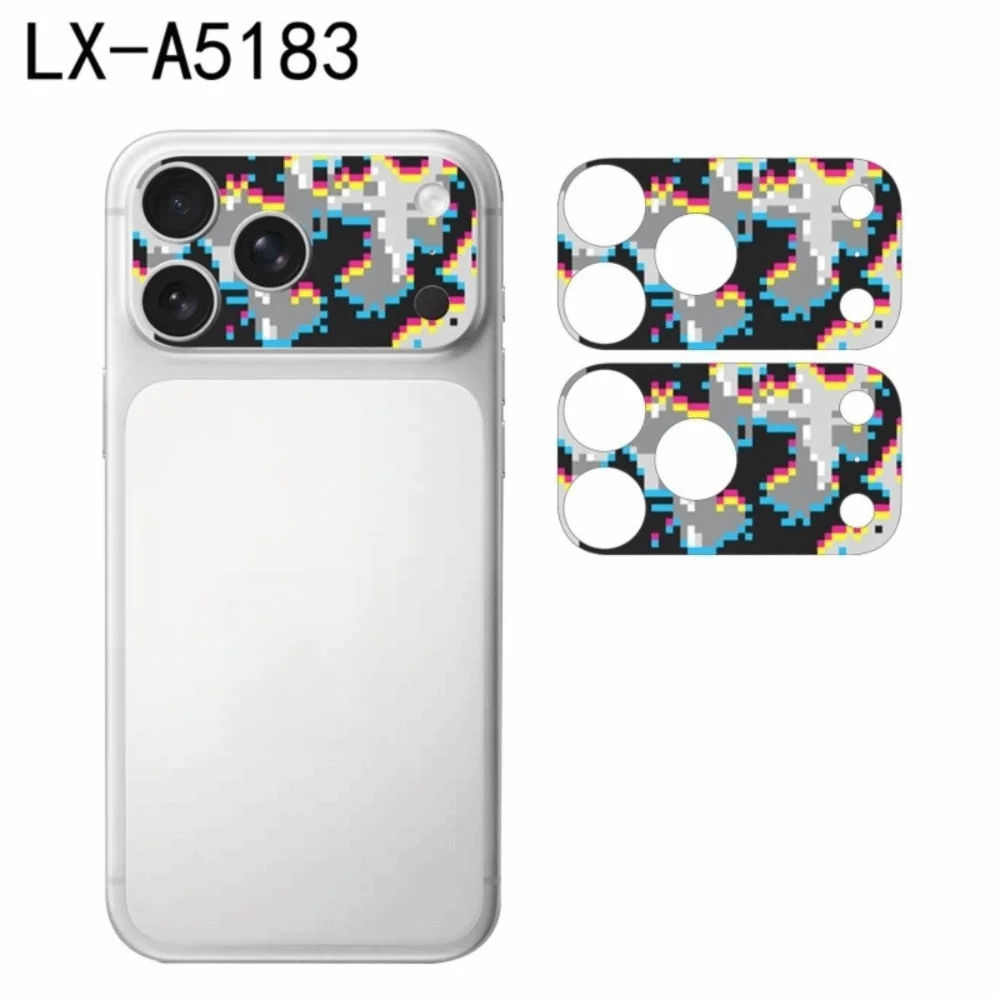 4PCS Full Cover Lens Protector Anti Scratch Matte Frosted Back Camera Lens Color Skin Sticker for iPhone 17 Pro Max 17Pro