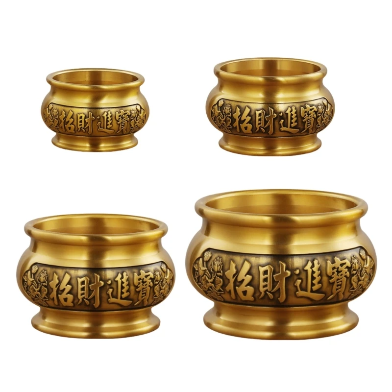 

Artistic Brass Prosperity Incenses Holders Home Desk Decors Collectible Ornament