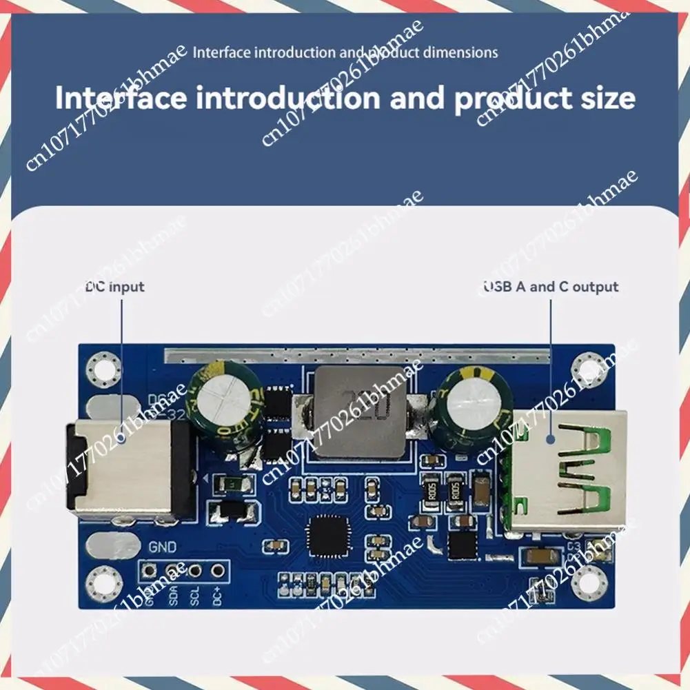 

-A21Z SW3518 Модуль быстрой зарядки полного протокола 100 Вт поддерживает понижающую функцию PD QC Модуль быстрой зарядки