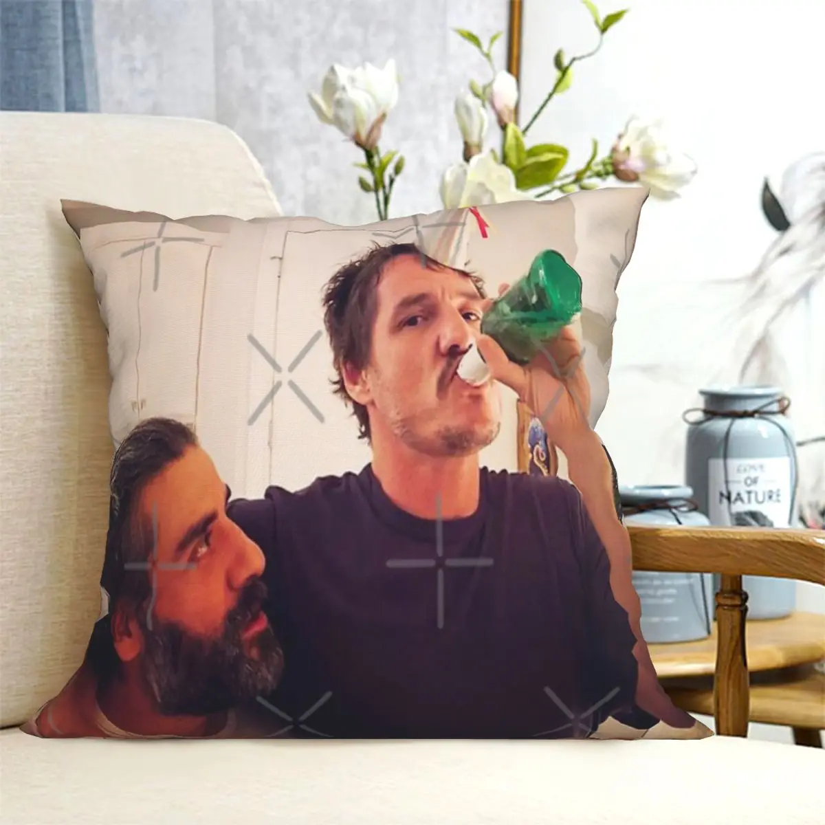 Pedro Pascal Oscar Isaac Cushion Pillow Cover Children Cushion Cover Personalized Decorative Pillow Customizable