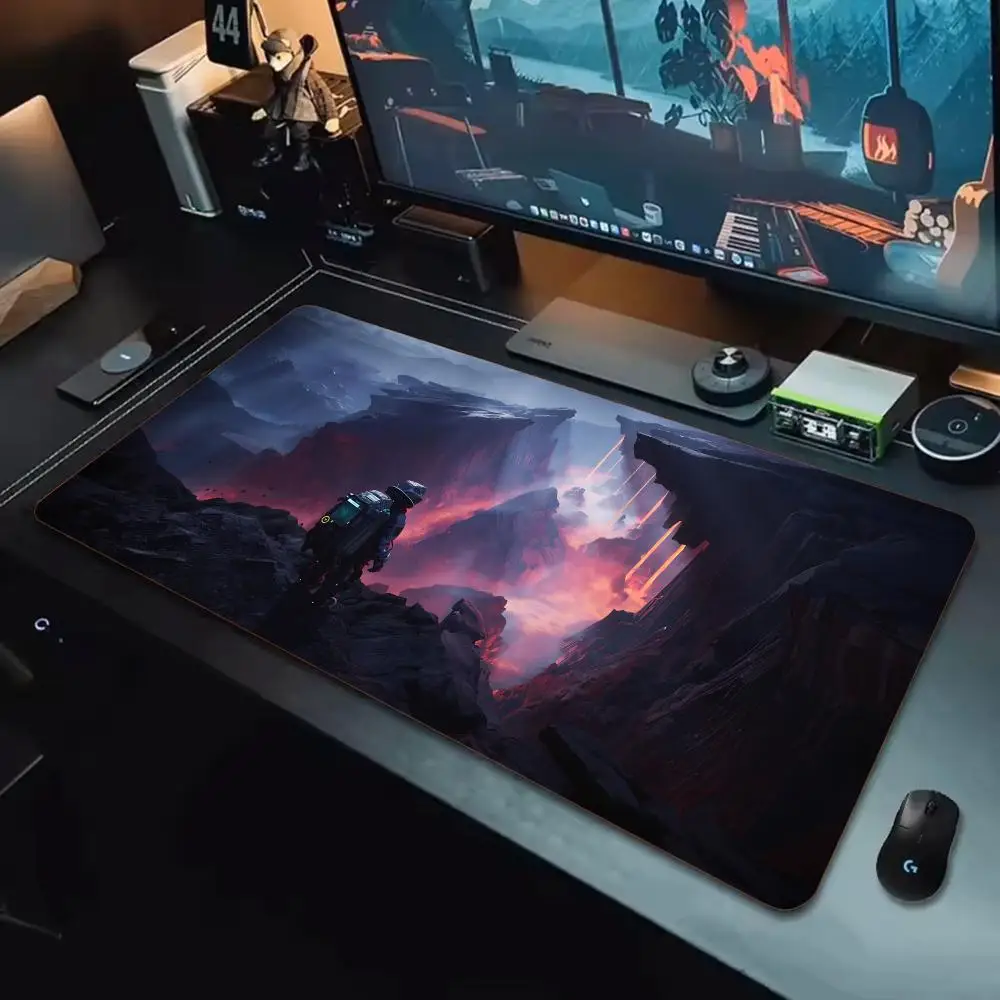 

13-The Alters Mouse Pad Keyboard Desk Mats, Kawai Rubber, Non-Slip Desk Mat, XXL90x40cm