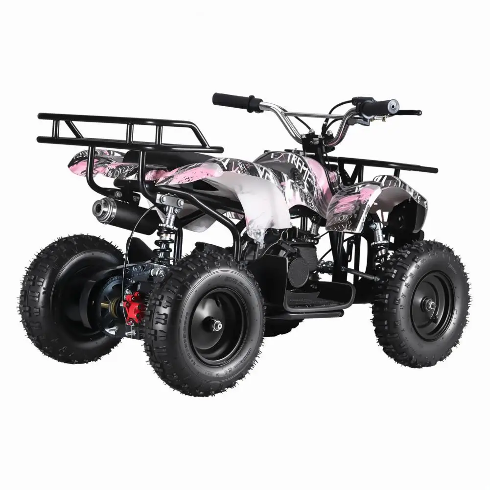 

2-Stroke 49CC Kids Ride On Car, 4 Wheels Quads Small Beach Vehicle, ATV Play Car, Gas Powered Off-Road Vehicle Motorcycle
