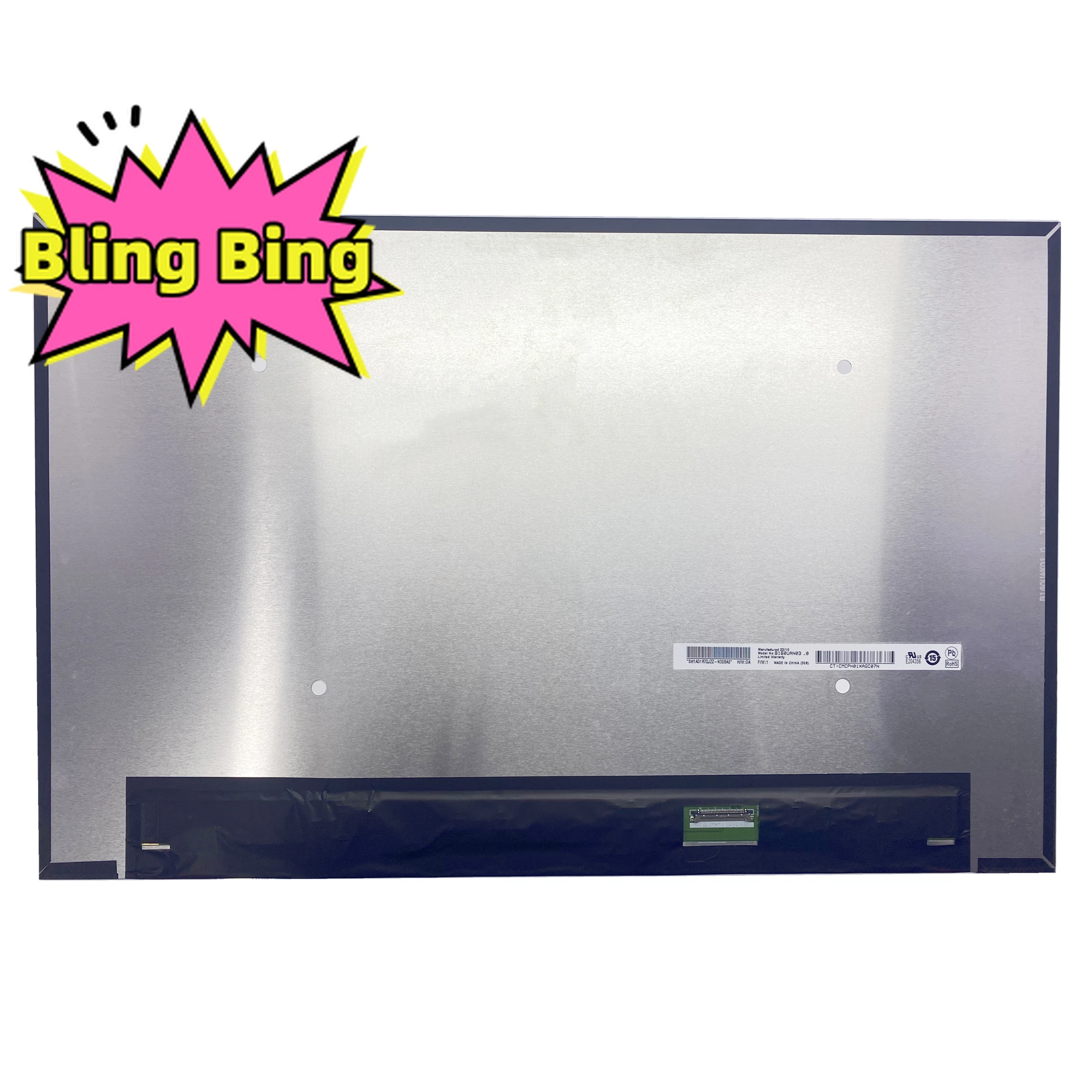 

B160UAN03.0 16,0 дюйма 30-контактный EDP IPS 1920X1200 60 Гц FHD-дисплей, панель, Новая фотография, ЖК-экран для ноутбука
