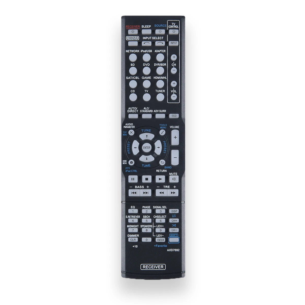 AXD7692 New AV Remote for Pioneer AV Receiver Remote Control VSX-823 VSX-828-S VSX-528-S VSX-60 VSX-325 VSX-1125 VSX-43 VSX-1012