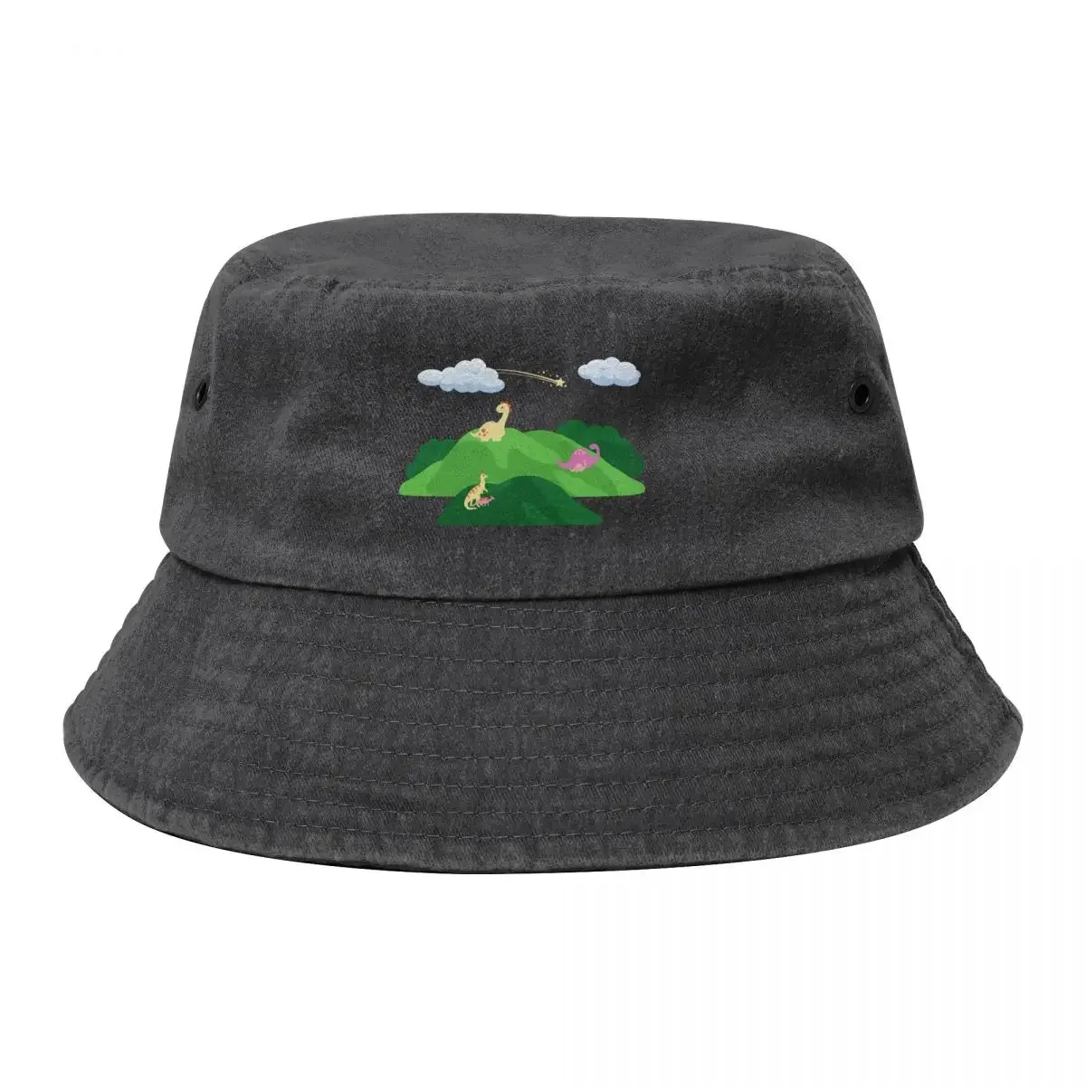 Dinosaur Hills Bucket Hat Designer Hat Golf Wear Military Cap Man Hats For Women Men's