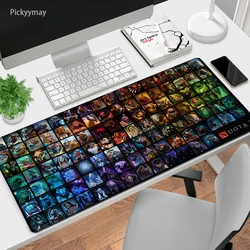 DOTA2 Mouse Pad Computer Gamer Gaming Mousepad tavolo grande tappeto bordo di bloccaggio Computer Laptop tastiera tappetino da scrivania 80x30 90x40