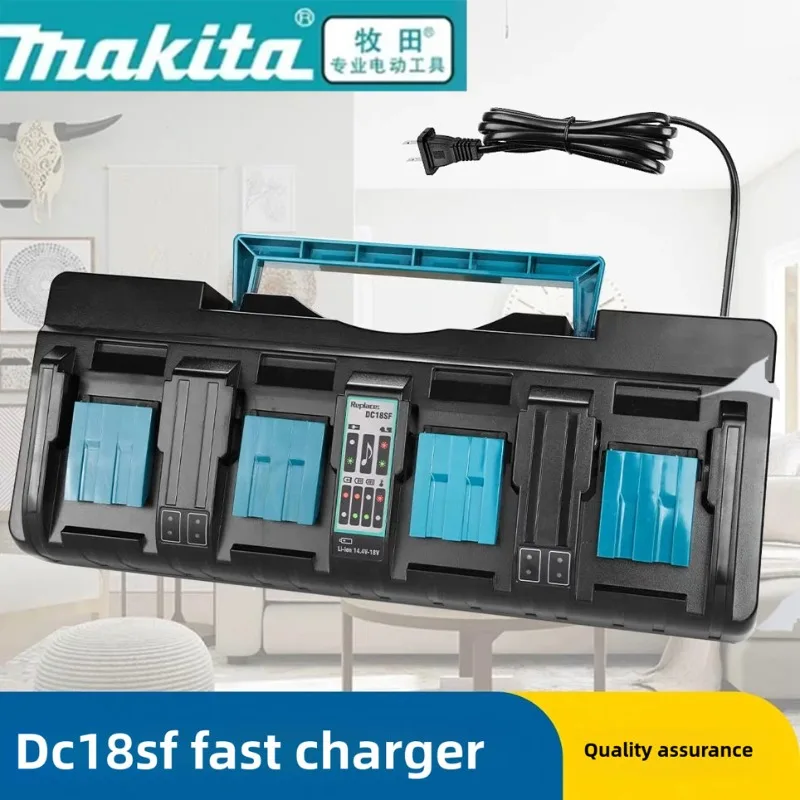 New original Makita large  charger 18V charger, rechargeable battery, Makita BL1830B BL1840 BL1850 BL1850B fast charging