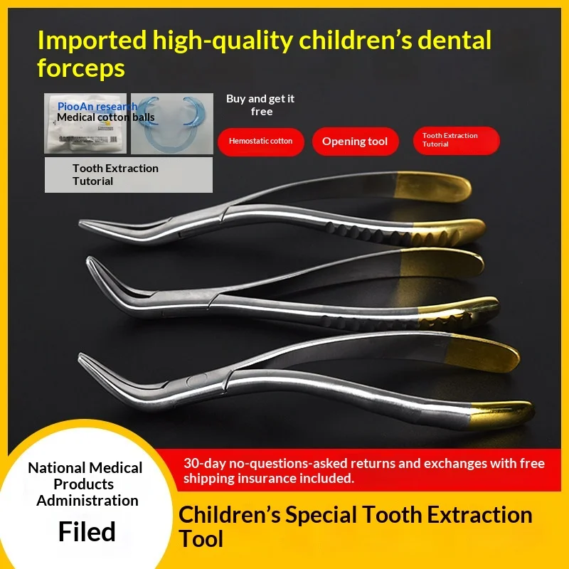 Dental Tooth Root Extraction Forceps Root Fragment Pliers Instrument Dentistry Curved Maxillary Mandibular Universal Tool