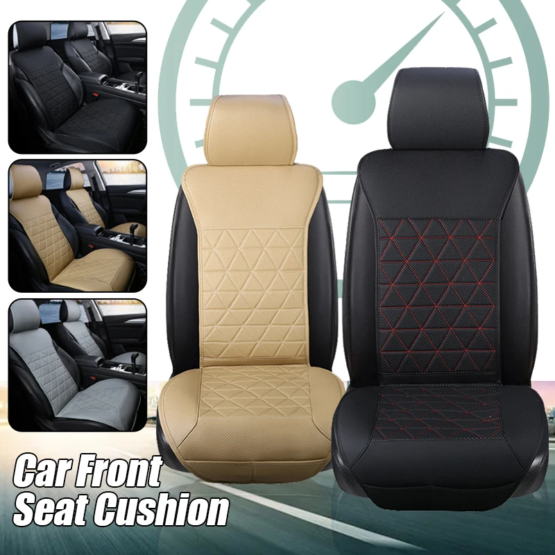 

1Pc Classic Car Seat Cover PU Breathable Seats Back Cushion Cushion Four Seasons General Motors Front Interior SUV or Van