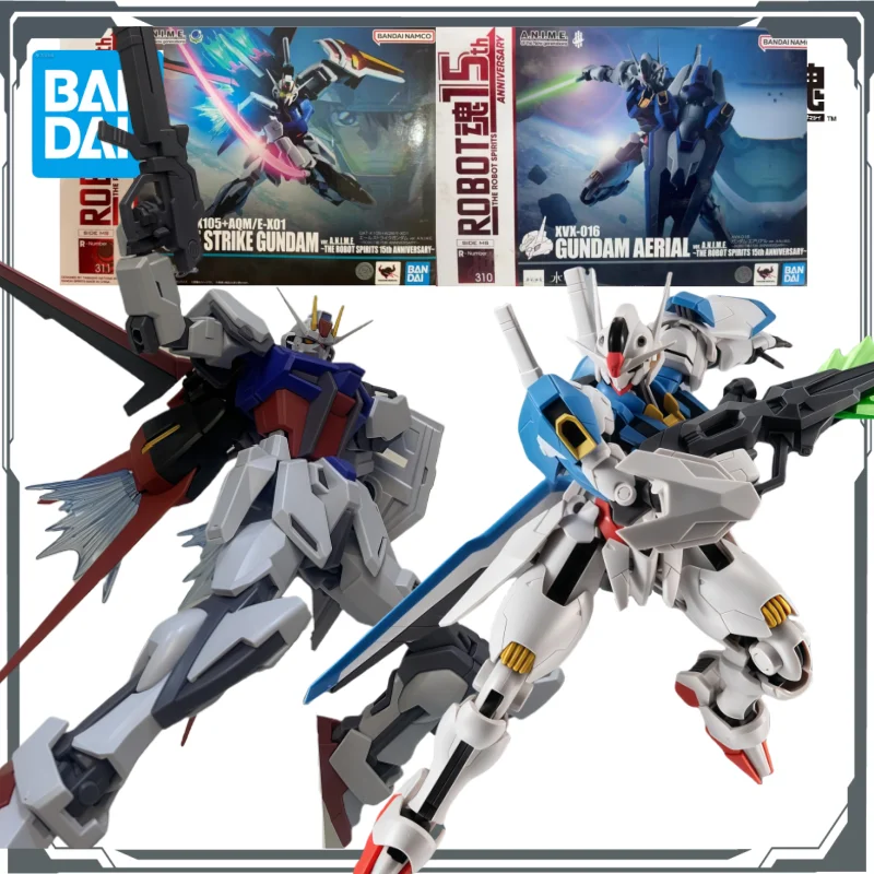

Bandai ROBOT Soul Regular Edition 311 Strong Attack Gundam&Empty Backpack&310 XVX-016 Fengling Gundam Ver. A.N.I.M.E. Handheld