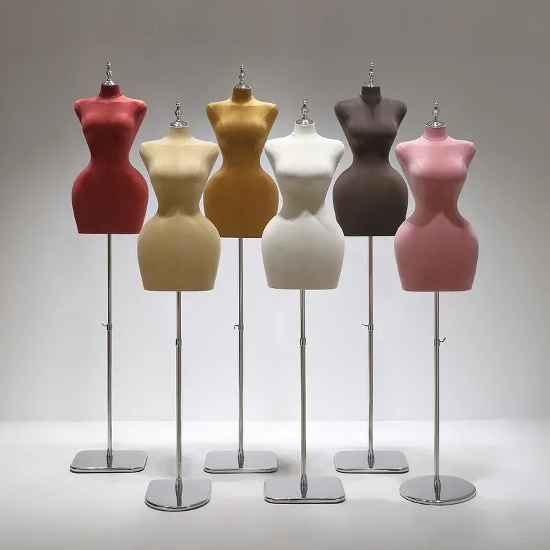 for European American Women Clothing Store Display Stand Half Body Mannequin Full Size Simulation Human Model Props Doll