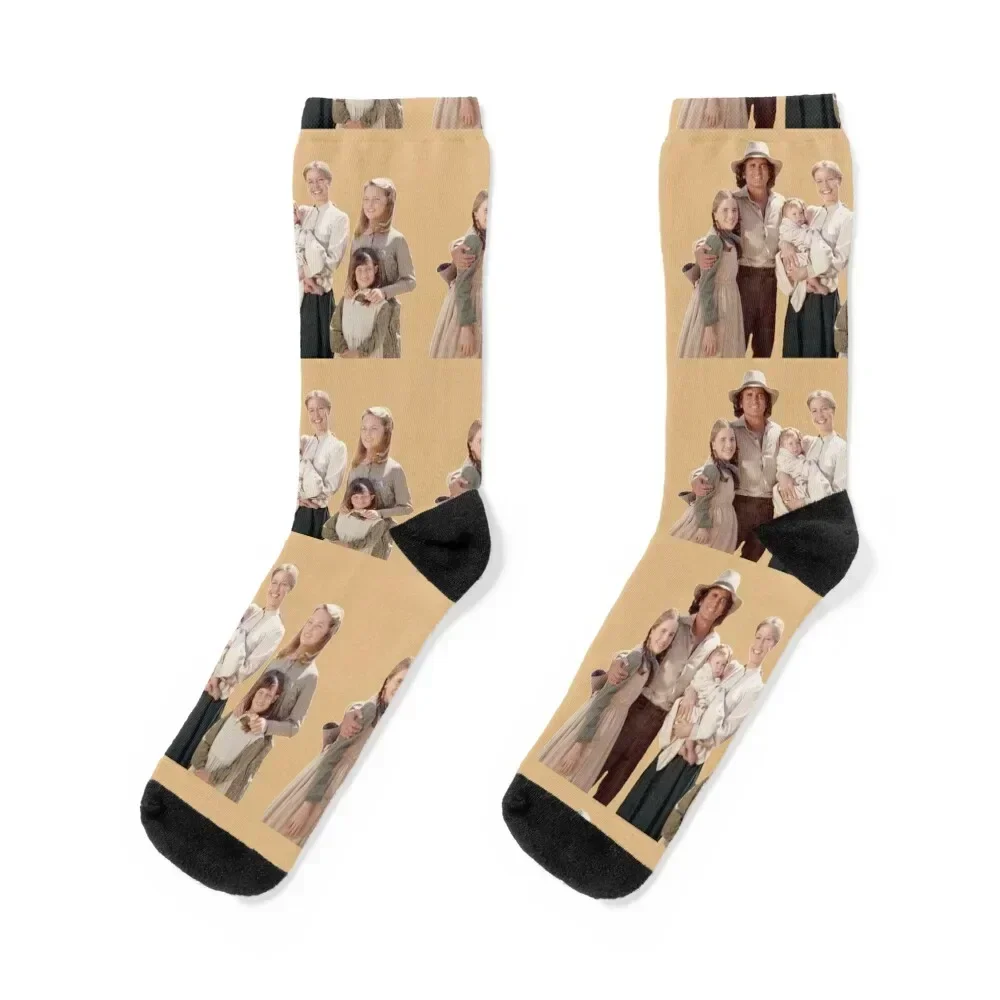 

Ingalls family, little house on the prairie Socks with print colored Sports Running Socks Male Women's