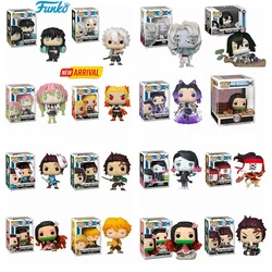 FUNKO POP 25 Styles Demon Slayer ENMU 1158# KANROJI 1306# IGURO 1395# NEZUKO 883# 1264# KAMADO 873# 868# Vinyl Figure Model Toys