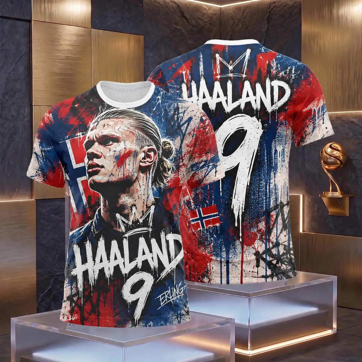 Harland Fan Stadium Atmosphere, Plus Size Loose Neutral Short Sleeved Street Style Men's T-shirt, Women's Children's T-shirt