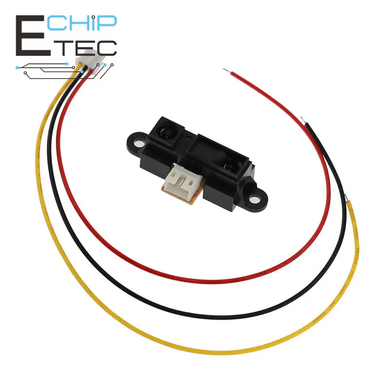 

Free shipping 2Y0A21 GP2Y0A21YK0F Infrared Ranging Sensor 10-80cm GP2D12 Infrared Distance Sensor with Line