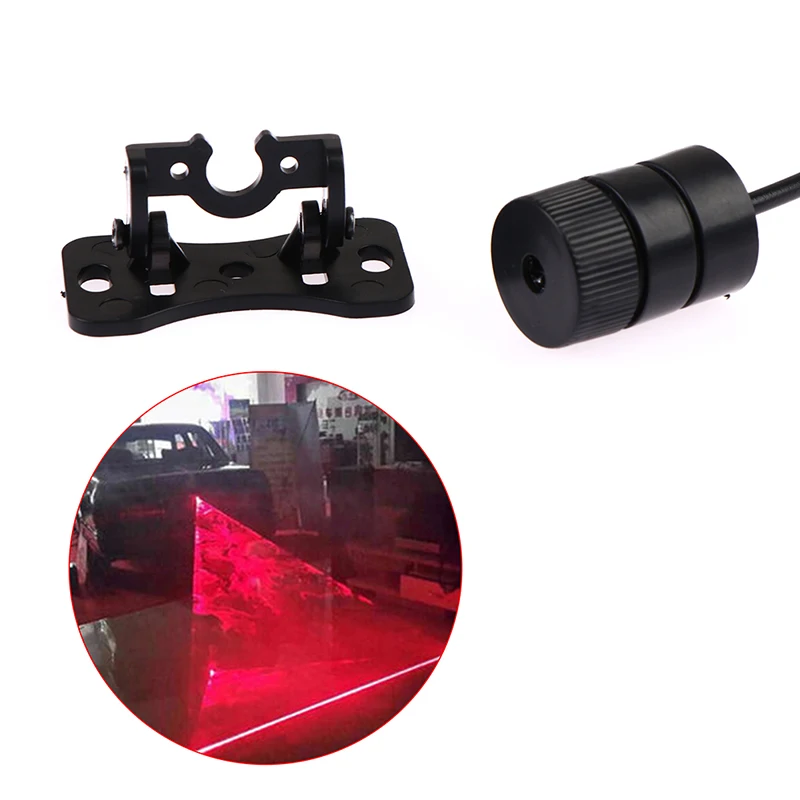 Lâmpada LED Laser Tail para carro e motocicleta, Auto Taillight, Luz de advertência do freio, Lâmpada traseira