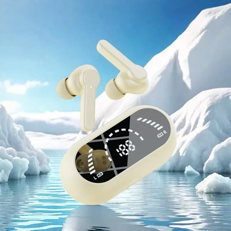 

TWS Беспроводные наушники Bluetooth Наушники Спортивная игровая гарнитура Наушники с шумоподавлением Bass Touch Control Для всех смартфонов