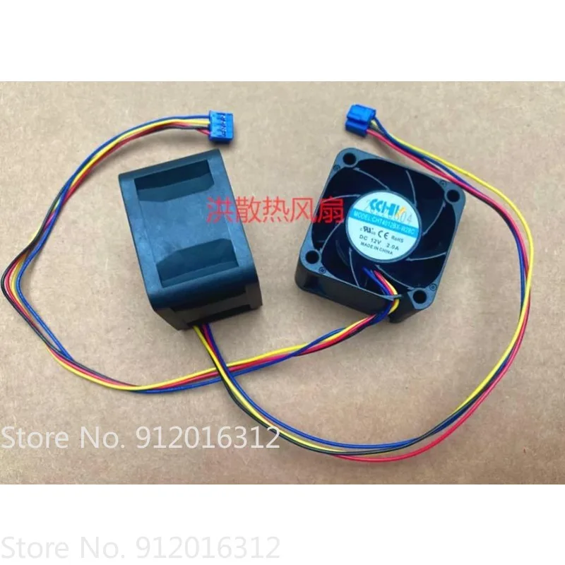 Laptop Fan CCHV 12V 2.0A 4028 CHT4012BX-W28C 4 Wire High Wind Speed Violent Cooler Fan