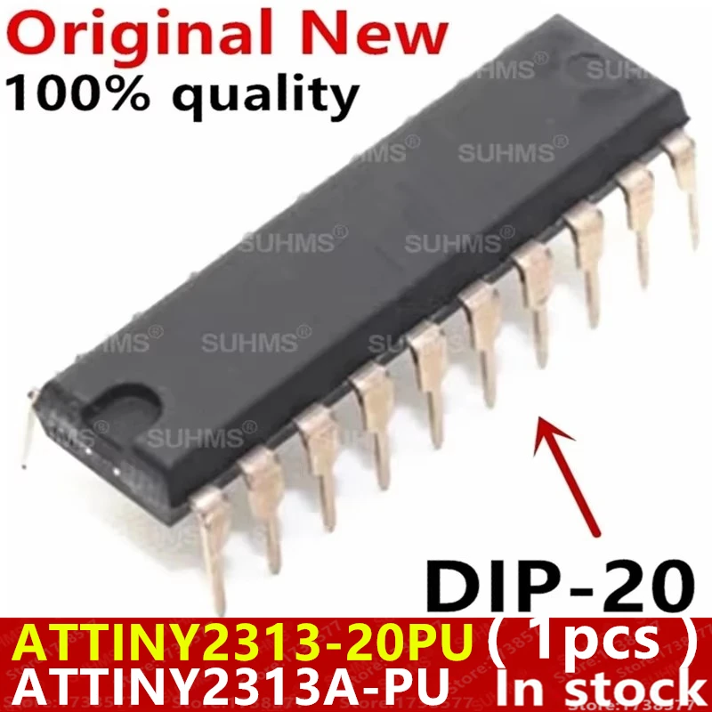 (1 pieza) 100% nuevo ATTINY2313-20PU ATTINY2313A-PU ATTINY2313 20PU ATTINY2313A PU DIP-20 Chipset