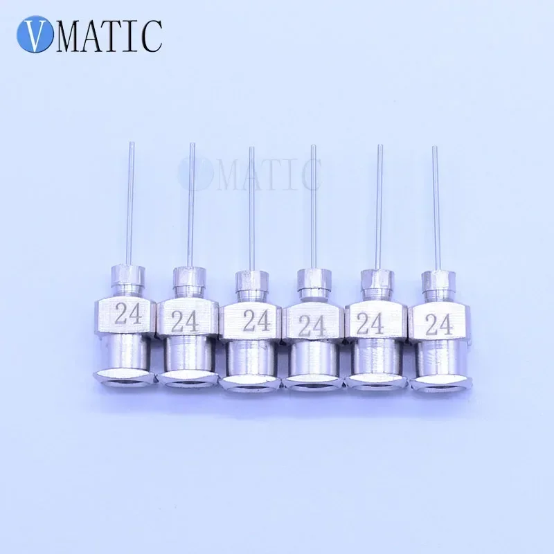 Frete grátis 12 peças agulhas de aço inoxidável 24g de comprimento da ponta de 0,5 polegadas