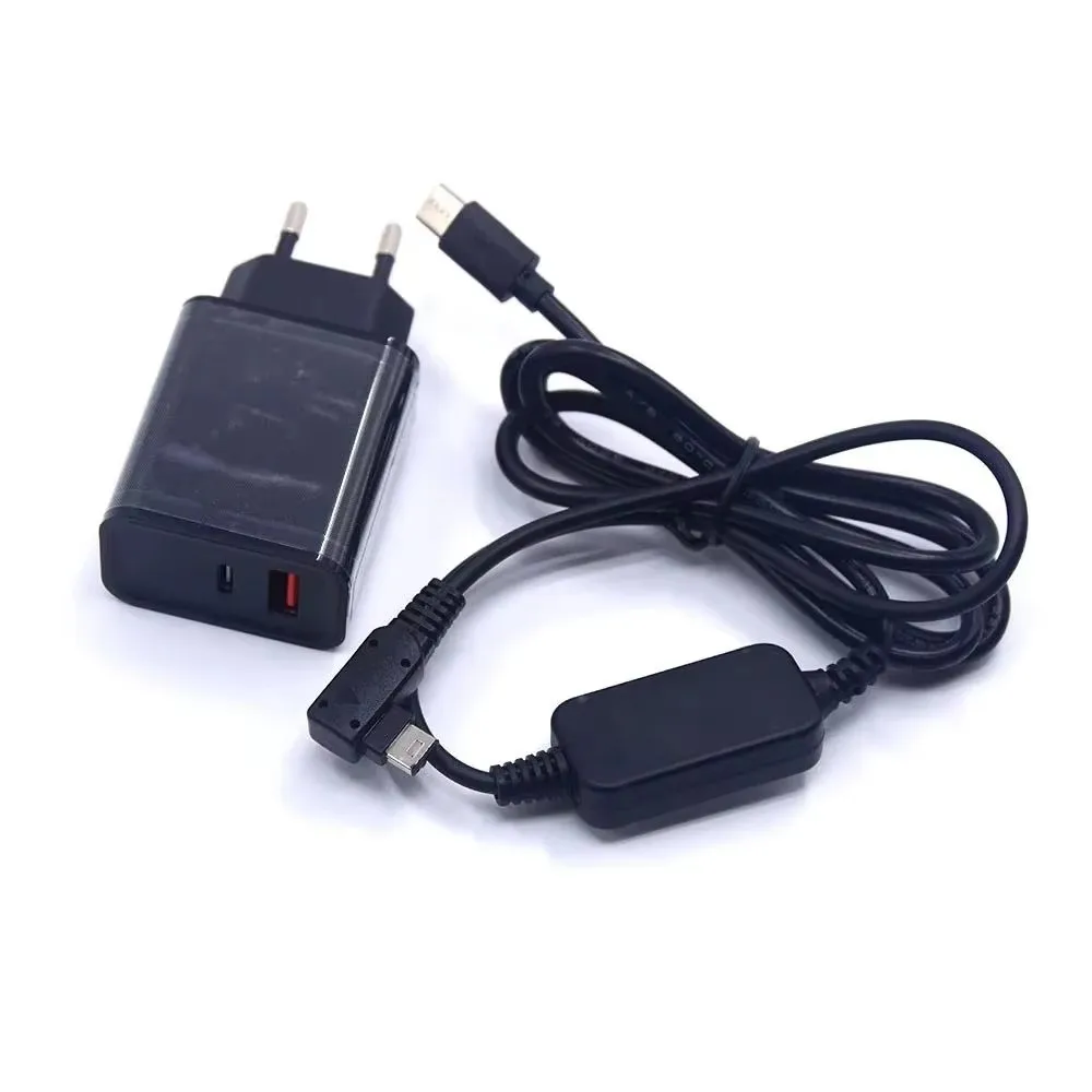 Pd 3.0 Charger 18w Adapter Ac-Pw10am Usb Type C Dc Cable For Sony Handycam Nex-Vg10 Vg10 Nex-Fs700 Alpha Slt-A58 A99 A57 A77 A10