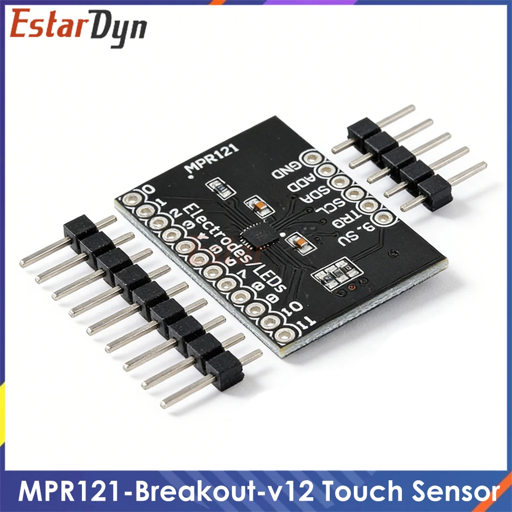 MPR121 Capacitive Touch Sensor Module 12 Key I2C Interface for Raspberry Pi ESP32 DIY Keyboard Control Panel