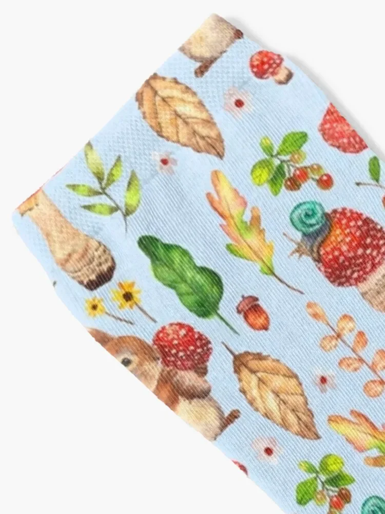 Squirrels and mushrooms Socks heated christmas gift Christmas Designer Man Socks Women's