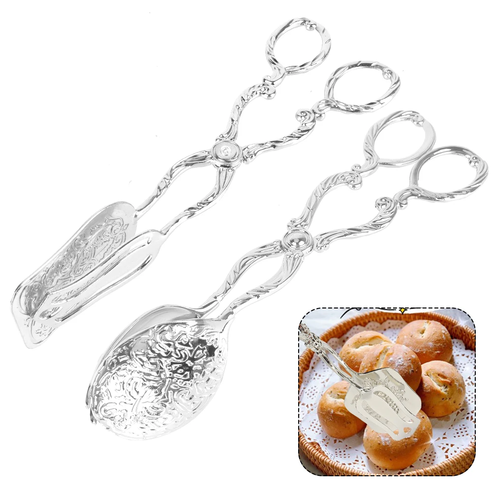 

Инструмент для выпечки барбекю, фруктовый салат, зажим для торта, шведский стол, щипцы для еды, позолоченный зажим для закусок, зажим для торта, зажим для салата, кондитерских изделий, винтажный стиль