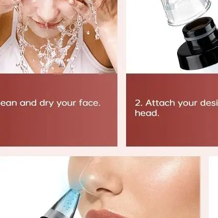 Remover Blackhead Machine Skin Care Pore Vacuum Acne Pimple Removal Suction Tool Facial Face Clean Home Beauty Instrument
